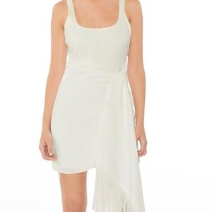 Likely fringe little white dress